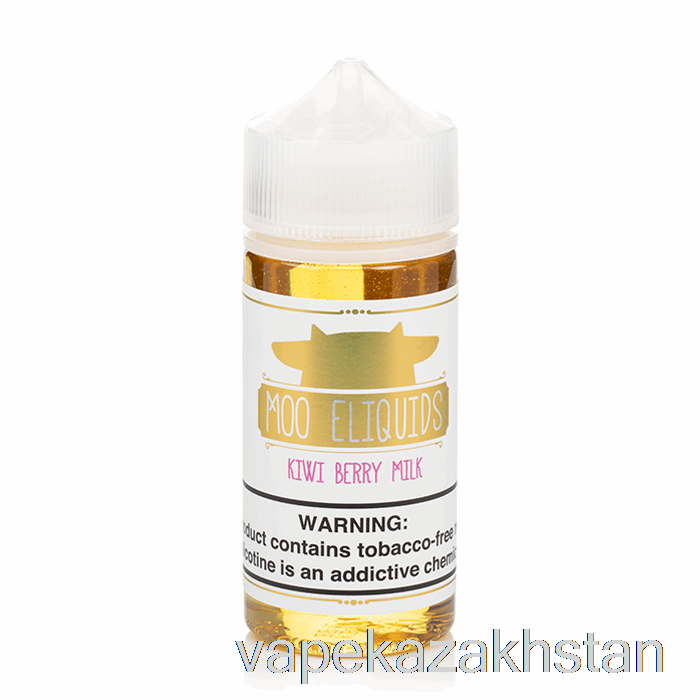 Vape Kazakhstan Kiwi Berry Milk - MOO E-Liquids - 100mL 6mg